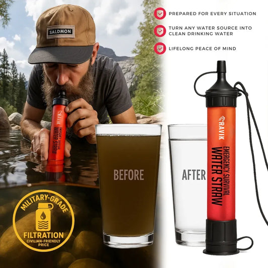 SURVIVOR STRAW™ Water Filter Straw