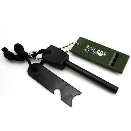 5-In-1 Survival Multifunction Tool - Magnesium Firestarter