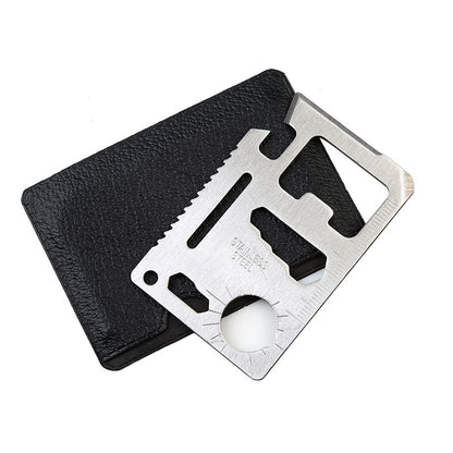EdgeGear - 11-in-1 Stainless Steel Pocket Survival Tool