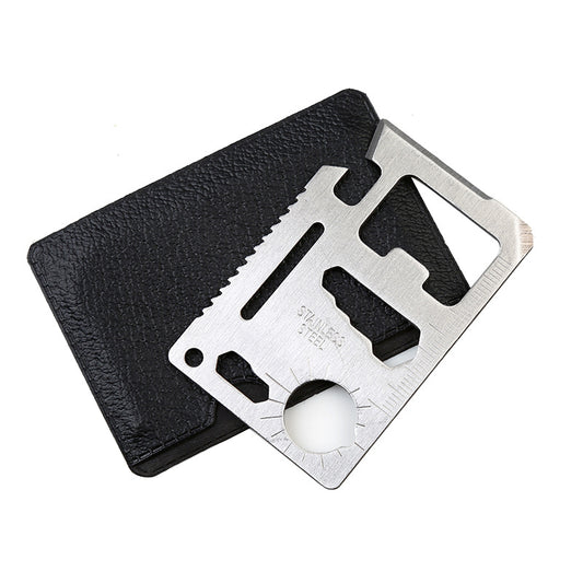 EdgeGear - 11-in-1 Stainless Steel Pocket Survival Tool