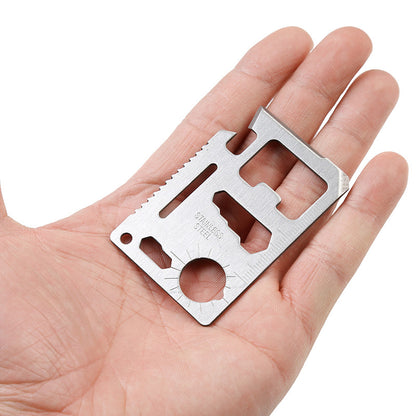 EdgeGear - 11-in-1 Stainless Steel Pocket Survival Tool