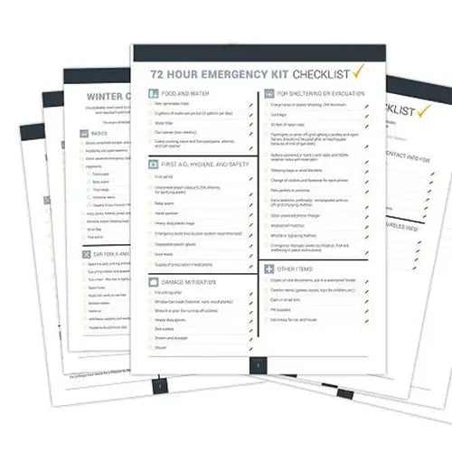 Food Storage Guides, Inventory Sheets and Workbook